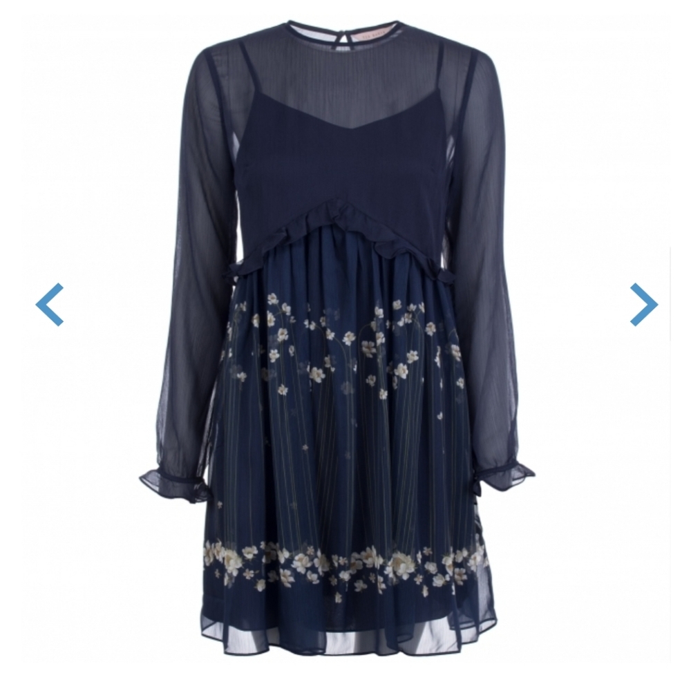 🍒NWT🍒 TED BAKER LIGHTWEIGHT AIRY SUMMERY DRESS